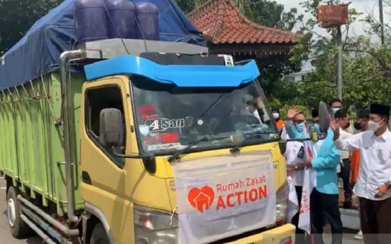Palembang Kirim Sembako dan Relawan untuk Korban Gempa Pasaman Barat 