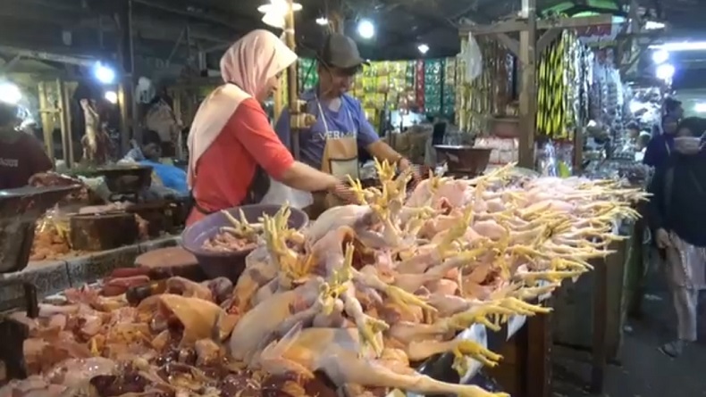 Harga Daging Ayam di Purwakarta Merangkak Naik, Kini Tembus Rp36.000 per Kg
