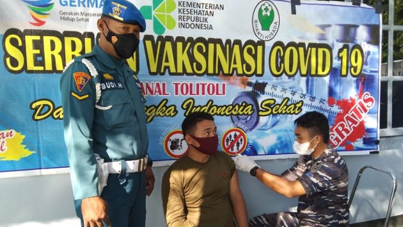 Lantamal VIII Maksimalkan Vaksinasi Covid-19 dalam Pangkalan