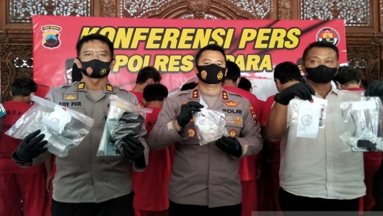 Polres Jepara Ungkap 9 Kasus Narkoba, 11 Tersangka Ditangkap 
