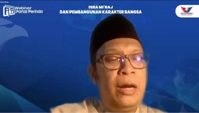 Di Webinar Partai Perindo, Peringatan Isra Mi'Raj Disebut Momen Tingkatkan Silaturahmi dan Literasi