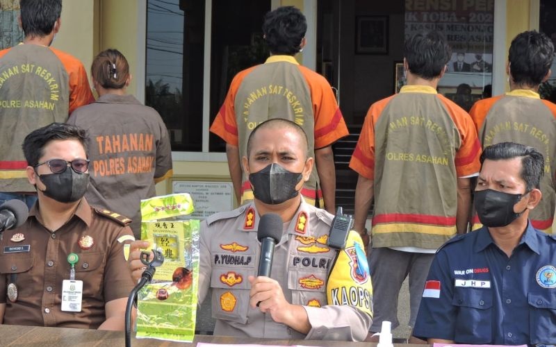 Pasutri Bandar Sabu di Asahan Terancam Hukuman Mati