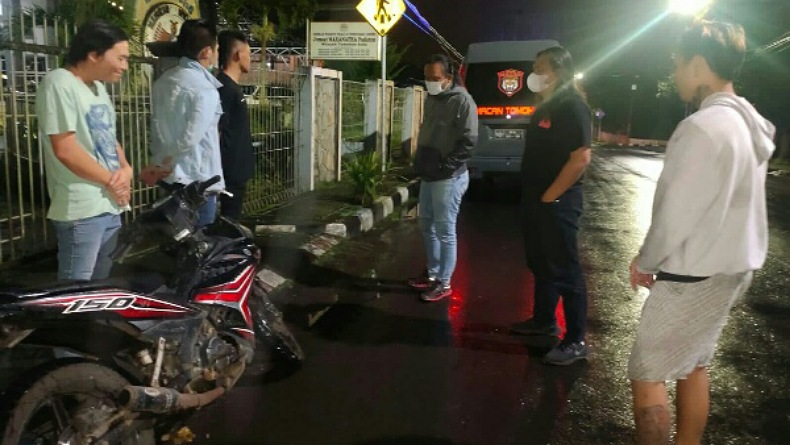 Polres Tomohon Amankan Puluhan Liter Miras Cap Tikus