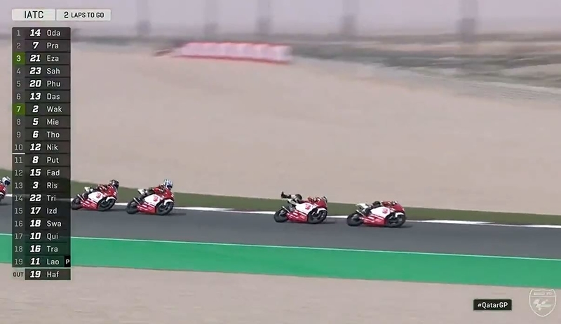 Pembalap Indonesia Veda Ega Pratama Juara IATC 2022 Sirkuit Mandalika