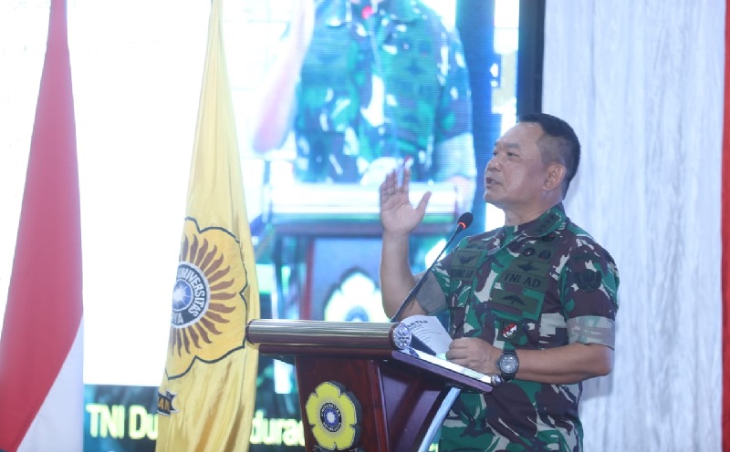 Beri Kuliah Umum di Unsri, KSAD Dudung Ingatkan Semangat Jenderal Soedirman dan Bung Tomo