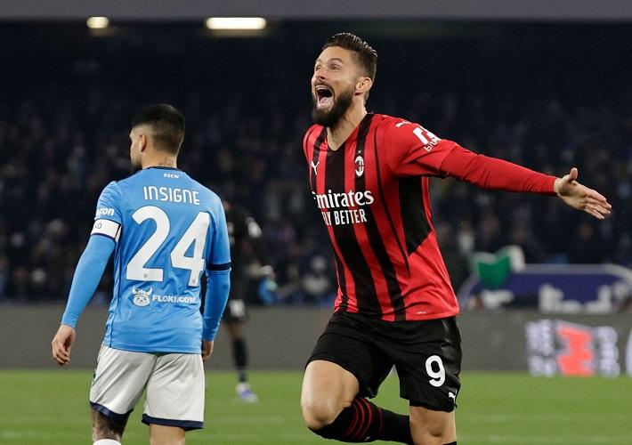 Hasil Napoli Vs AC Milan: Menang Tipis, Rossoneri Usir Inter Milan dari Puncak Klasemen