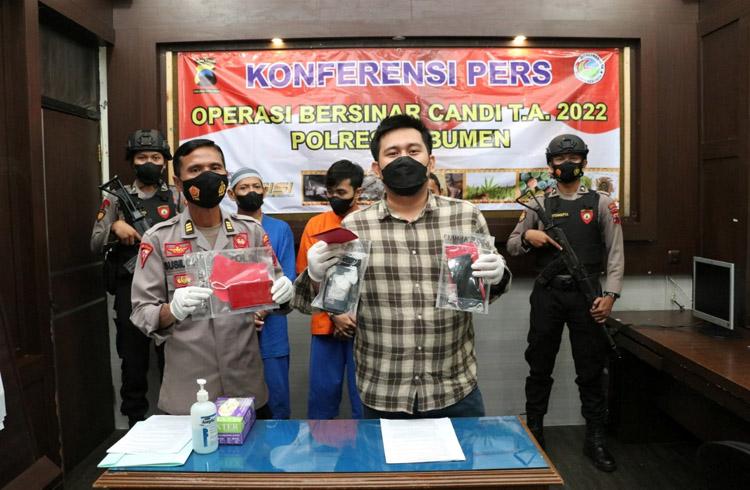 Satresnarkoba Polres Kebumen Tangkap 3 Pengedar Narkoba di Pinggiran Kota