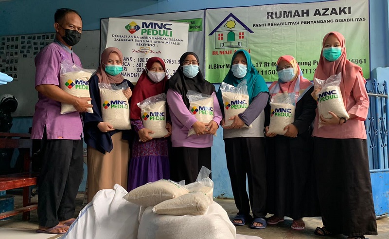 Jelang Ramadhan, MNC Peduli Bagikan Bantuan ke Panti Penyandang Disabilitas di Bogor