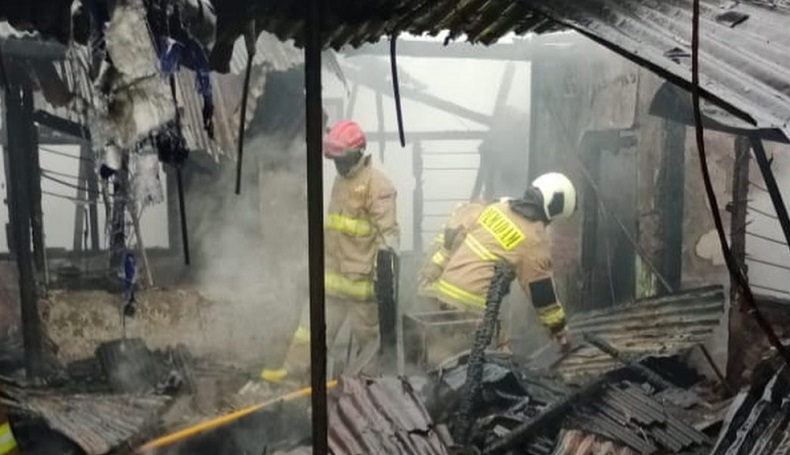Rumah Kontrakan di Tanah Abang Terbakar, Diduga akibat Korsleting Listrik