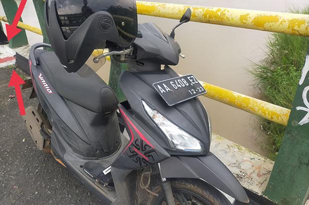 Motor Tak Bertuan Ditemukan di Jembatan Srandakan, Pemiliknya Masih Dicari 