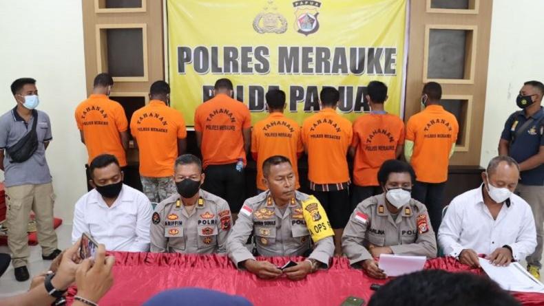 Curi Ternak dan Alat Pertanian, 7 Komplotan Pelaku Curat Ditangkap di Merauke