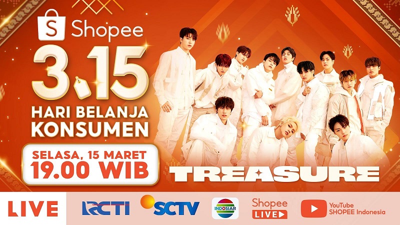 TREASURE, Dita Karang, dan Deretan Artis Lokal Ternama Siap Hebohkan Shopee Hari Belanja Konsumen TV Show