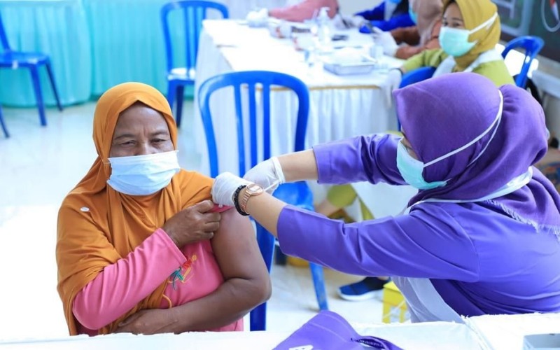 Capaian Vaksinasi Lansia dan Anak di OKU Masih Rendah