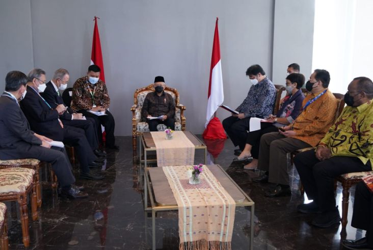 Bertemu Wapres, Mantan Sekjen PBB Berharap Indonesia Angkat Konflik Myanmar Jadi Isu Global