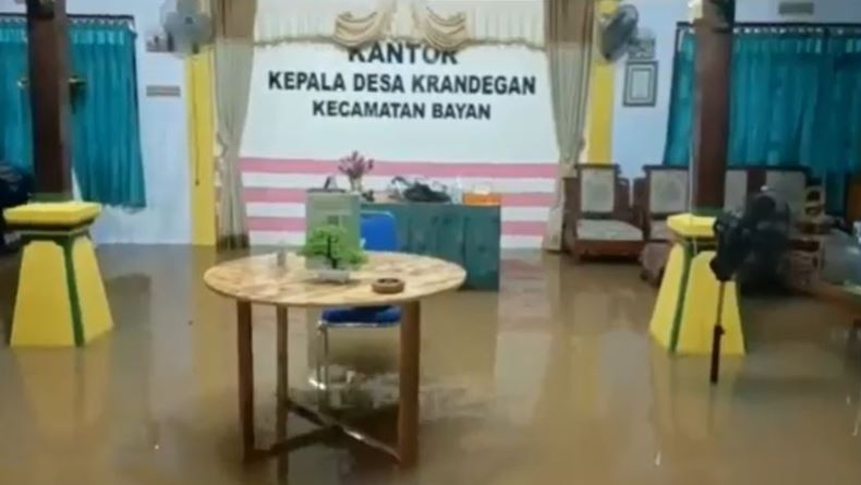 Diguyur Hujan Deras, Sejumlah Wilayah di Purworejo Terendam Banjir 