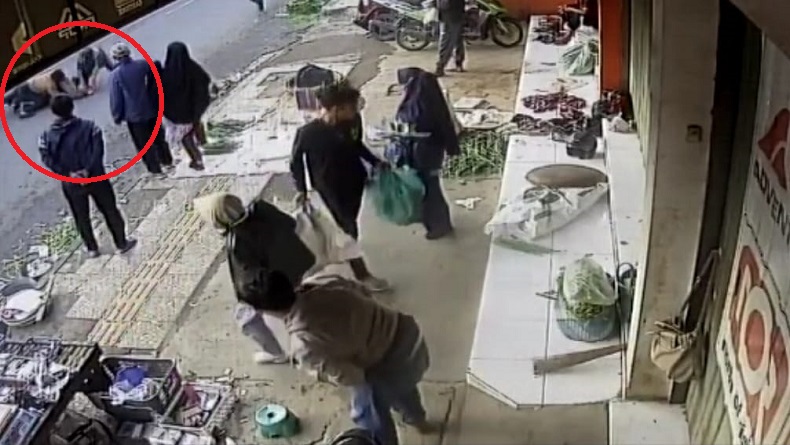 Ngeri, Begini Detik-Detik Duel Berdarah di Jalan Merdeka Garut Terekam CCTV