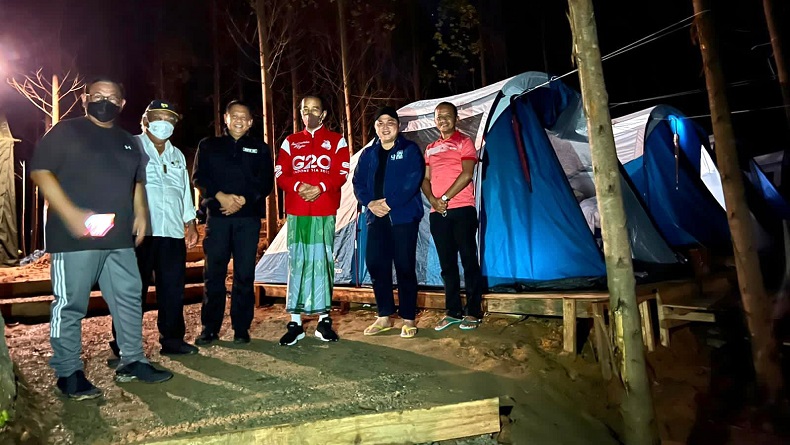 Kemah di Titik Nol IKN, Bamsoet : Cuaca Cerah, Seolah Merestui Pembangunan Ibu Kota Baru