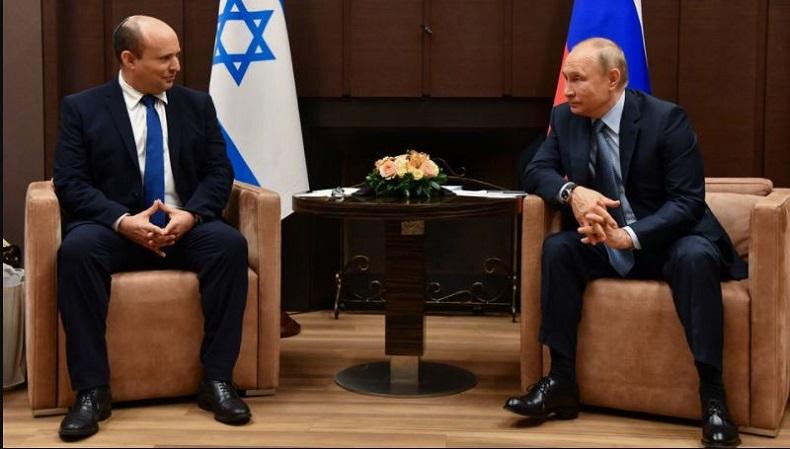 Presiden Putin Berbicara dengan PM Israel, Tunjukkan Kelakuan Barbar Ukraina