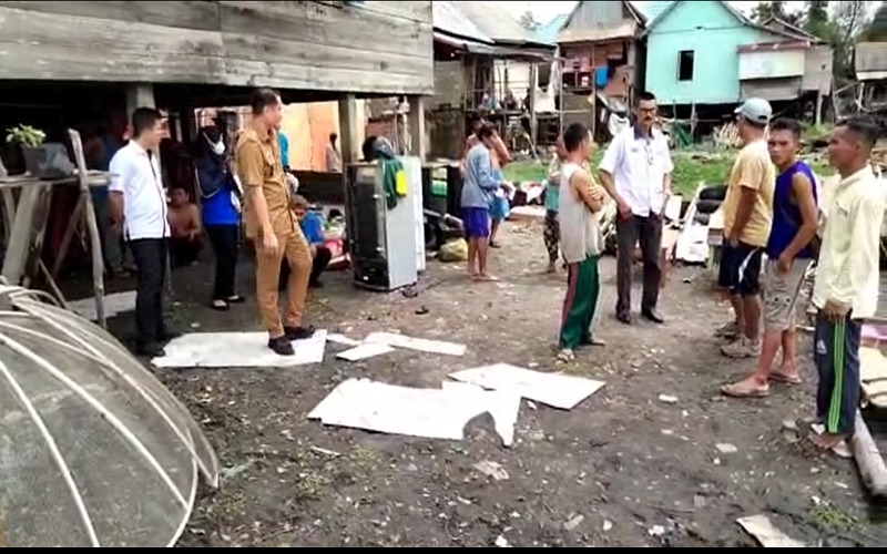 Ogan Ilir Diterjang Puting Beliung, Perkantoran hingga Rumah Warga Rusak 