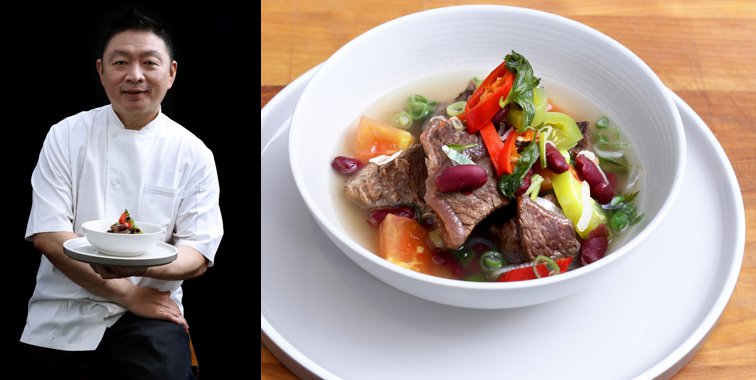 Chef Stefu Santoso Sajikan Sup Daging Kuah Asam yang Menggugah Selera di The Great Steak Escape
