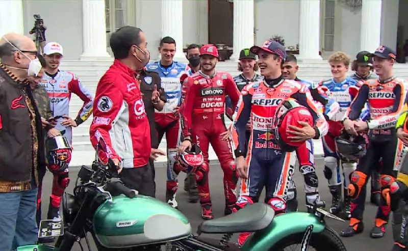Ini Alasan Jokowi Tak Ikut Parade Bareng Marc Marquez Dkk di Thamrin