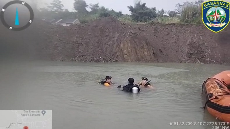 Cari Korban Kalandra Sejza, Air Kubangan Galian Pasir Jayamekar KBB Bakal Dikuras