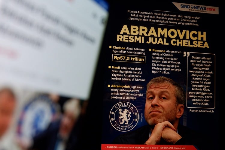 Chelsea di Ambang Kebangkrutan Akibat Invasi Rusia ke Ukraina