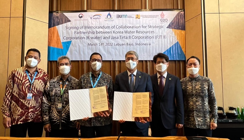 Kembangkan Pengelolaan Air, PJT II Gandeng Korea Water Resources Corporation