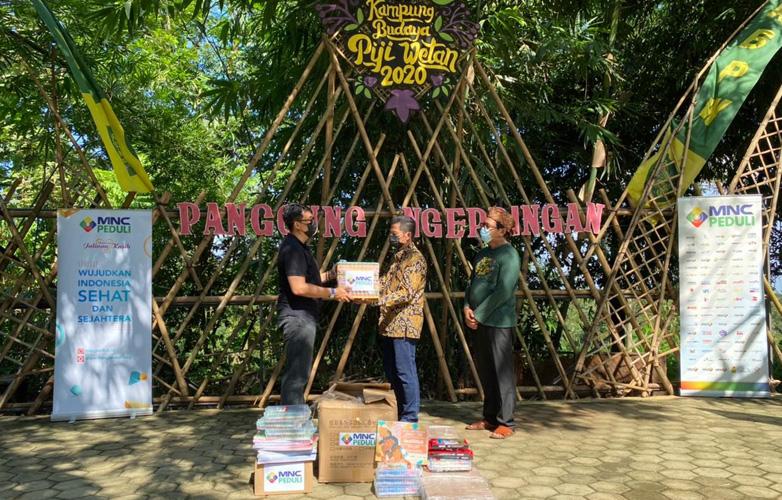  Tingkatkan Literasi Anak, MNC Peduli Bantu Peralatan Perpustakaan di Kampung Budaya Kudus