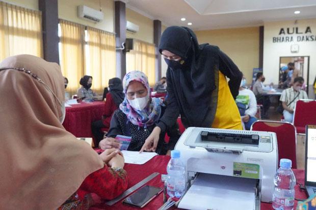  Pedagang di Kulonprogo Terima Bantuan Rp600.000 dari Kementerian Keuangan 