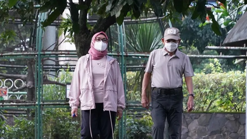 Akhir Pekan, Wapres Ma'ruf Amin Pilih Olahraga di TMII