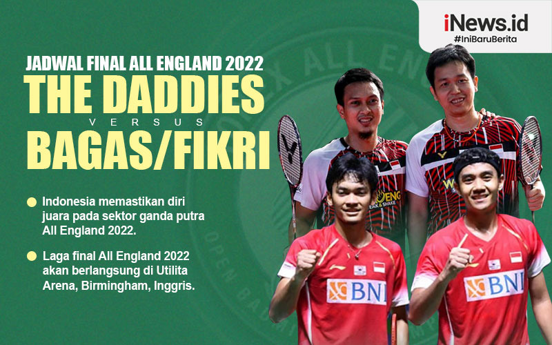 Ahsan/Hendra Vs Bagas/Fikri di Final All England 2022, Siapa yang Menang?