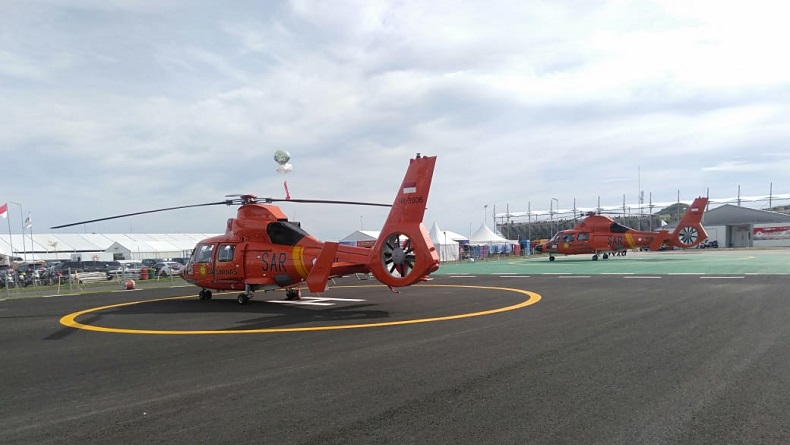 MotoGP Mandalika, Basarnas Siagakan 2 Unit Helikopter