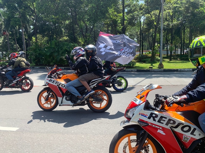 Sambut MotoGP Mandalika 2022, Vision+ Gelar Sunmori Bareng Komunitas CBR Club Indonesia