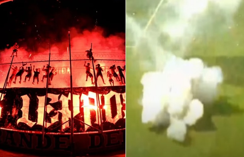 Gila! Laga Mantan Klub Lionel Messi Diwarnai Lemparan Granat