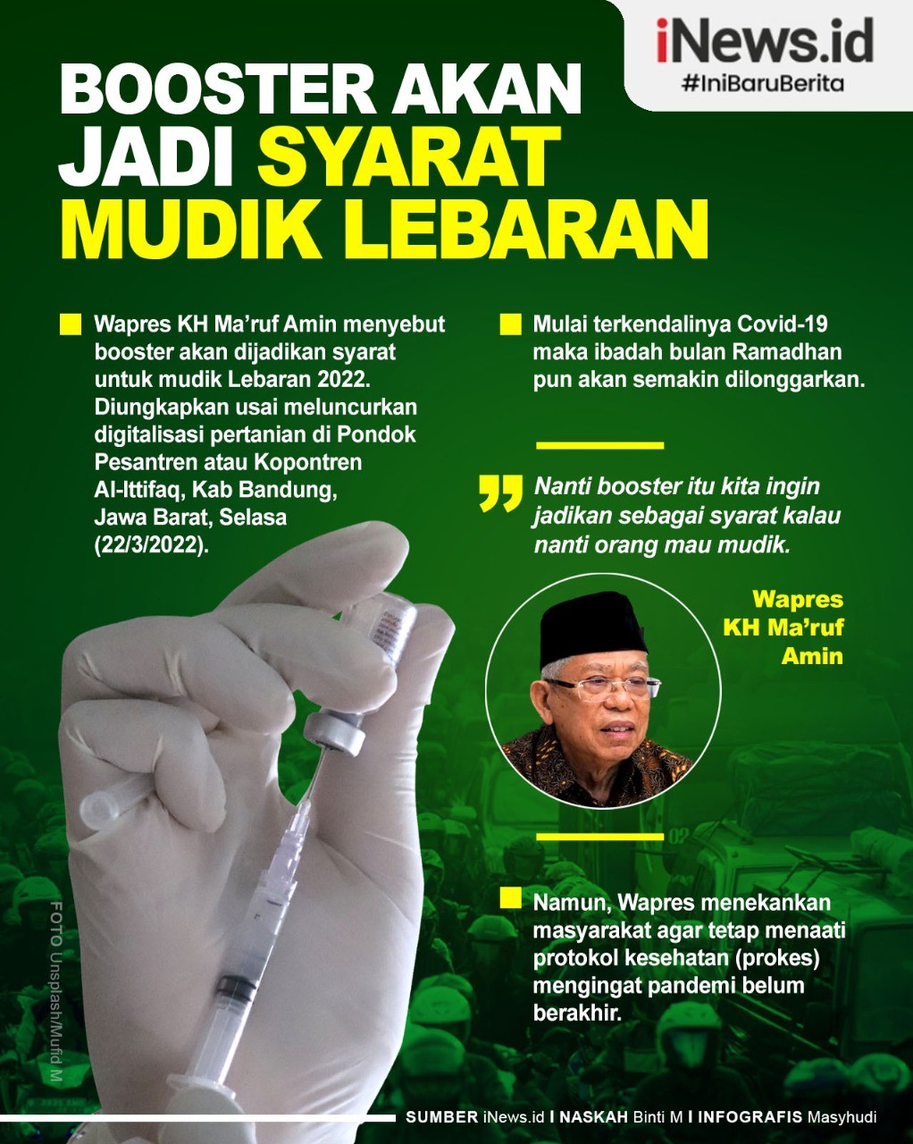 Infografis Vaksin Covid-19 Booster Akan Jadi Syarat Mudik