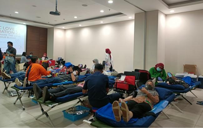 Antusiasme Ratusan Karyawan MNC Group Donor Darah di MNC Love Donation untuk Kemanusiaan