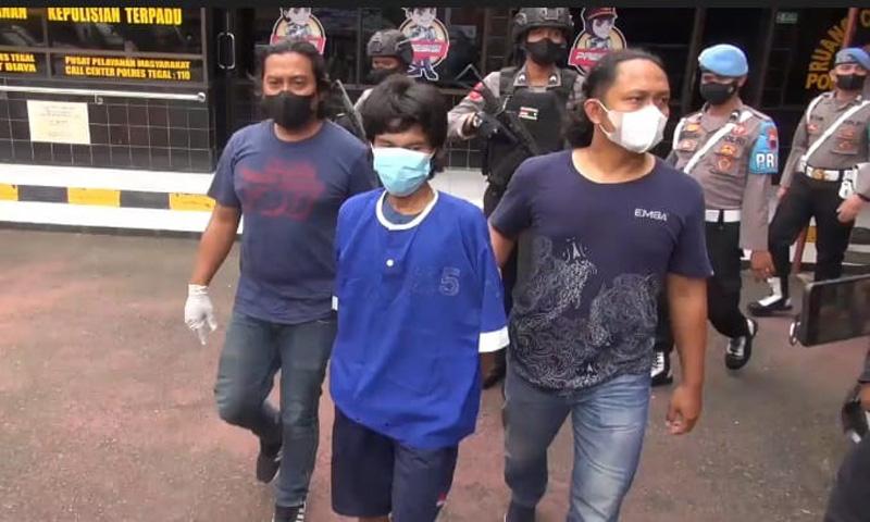Polisi Tangkap Pelaku Mutilasi Perempuan Paruh Baya di Tegal, Ini Tampangnya