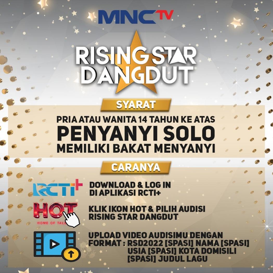 Inilah Syarat dan Cara Ikut Audisi Rising Star Dangdut