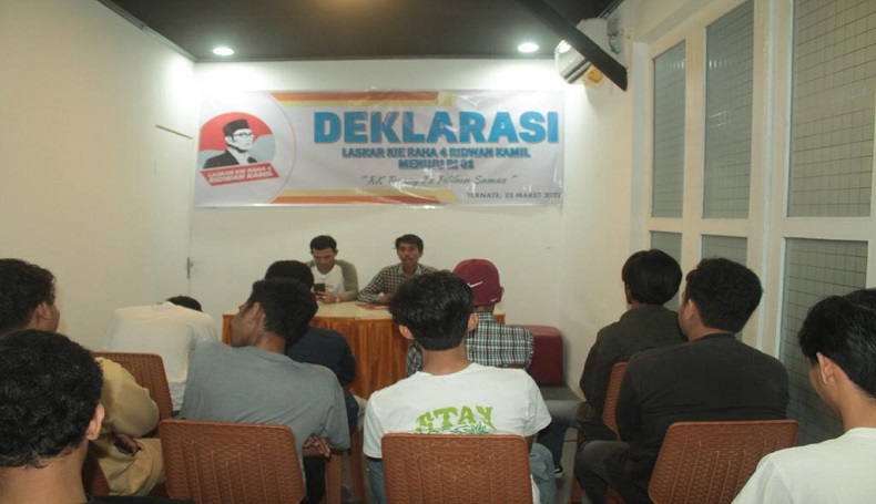 Generasi Muda Ternate Bulat Dukung Ridwan Kamil Maju Pilpres 2024