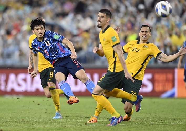 Hasil Australia Vs Jepang: Libas Soccerros, Samurai Biru Lolos ke Piala Dunia 2022