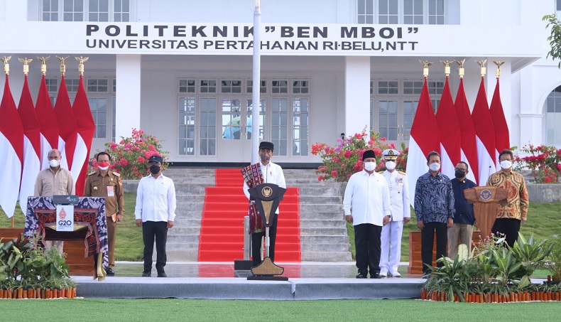 Resmikan Politeknik Ben Mboi, Jokowi Berharap Bisa Melahirkan SDM Unggul