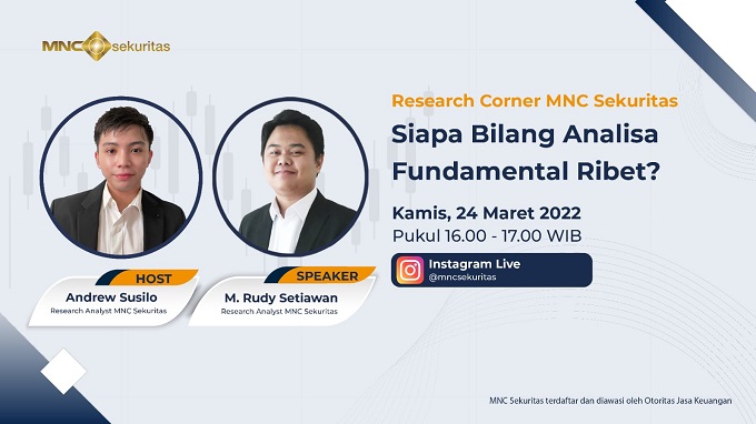 Intip Kiat Analisis Fundamental, Simak IG Live Research Corner MNC Sekuritas Sore Ini Pukul 16.00 WIB  