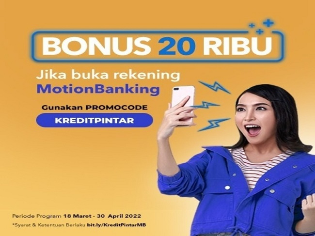  MotionBanking Gelar Hujan Saldo & Cashback, Cek di Sini Caranya