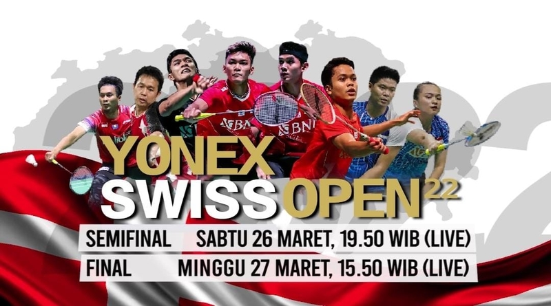 Link Live Streaming Swiss Open 2022 Hari Ini: Jojo dan Fajar/Rian Beraksi di Final