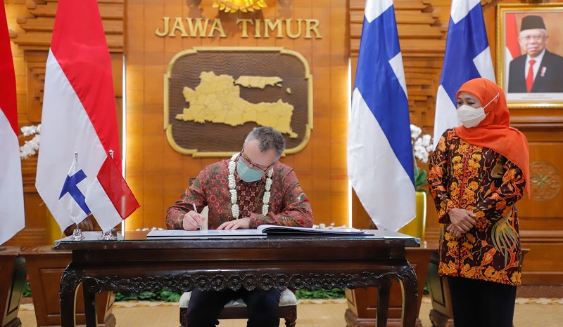 Provinsi Jatim-Finlandia Jajaki Kerja Sama Bidang Pendidikan dan Teknologi 