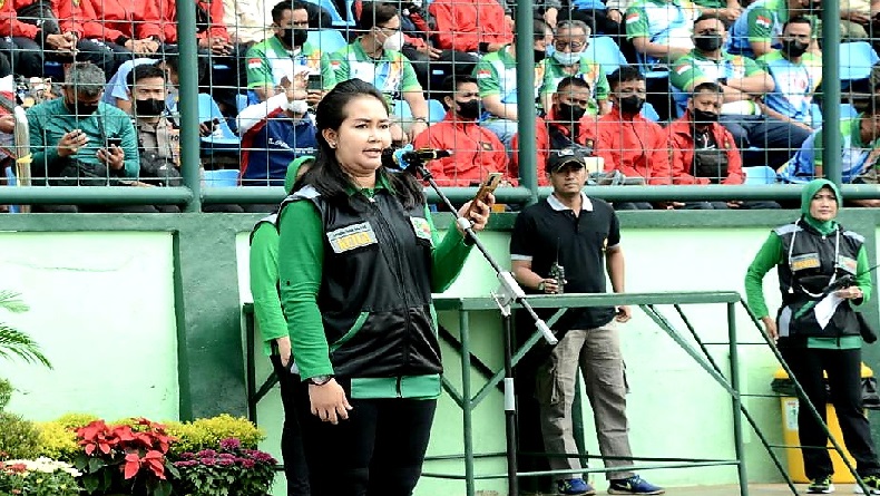 Cari Bibit Unggul Pemain Sepak Bola, Ketua Persit KCK Siliwangi Buka Terunamen U-10