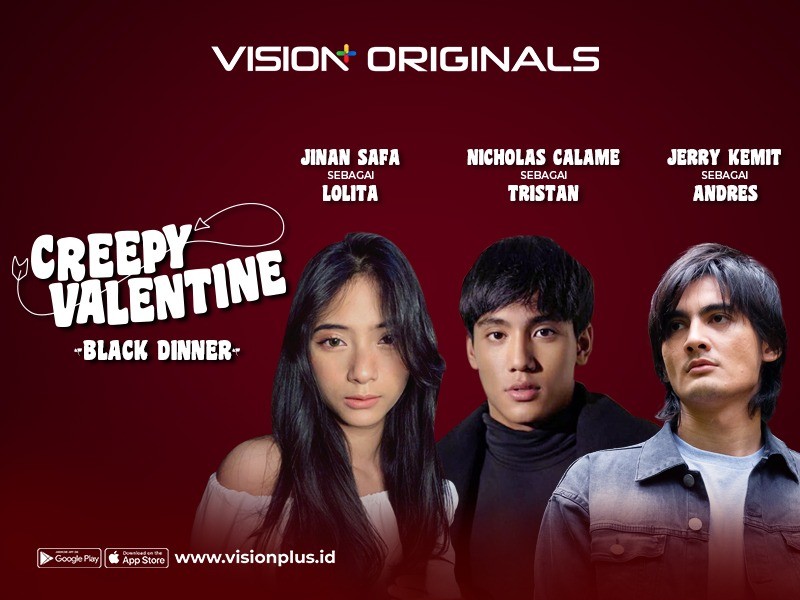 Ini 3 Pemain Vision+ Originals Creepy Valentine: Black Dinner Ada Idol hingga Model dan Presenter!