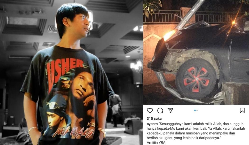 Rian D'Masiv Kecelakaan, Mobil Ringsek Tabrak Tiang Listrik Begini Kondisinya 