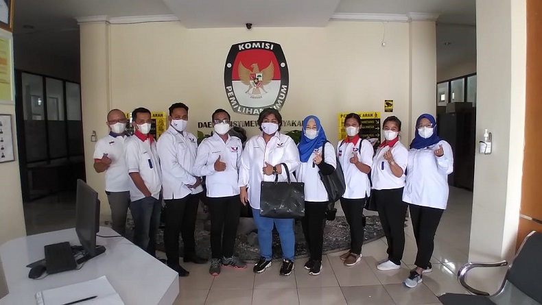 Dipimpin Yuni Astuti, Partai Perindo DIY Kenalkan Pengurus Baru ke KPU Yogya